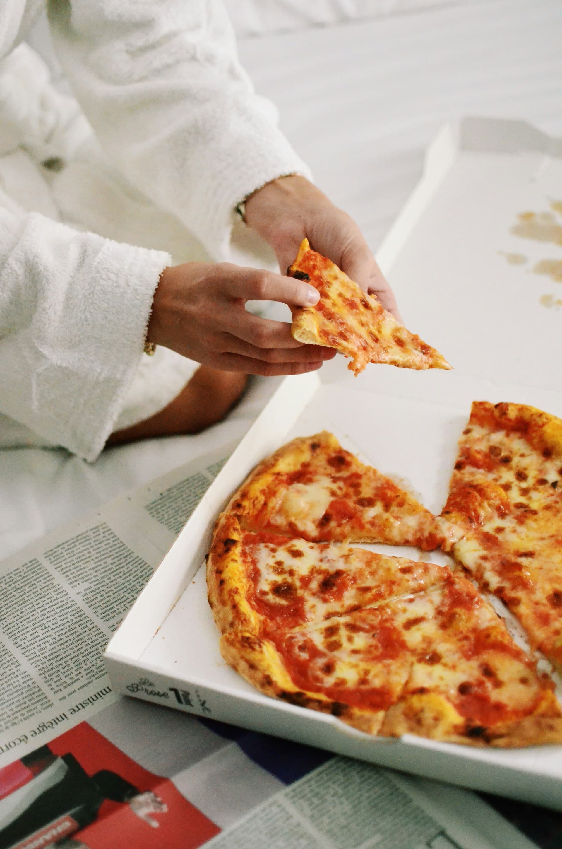 Wedding reception with Italian pizza catering